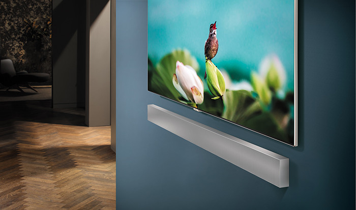 Саундбар Samsung NW700 умеет подавлять искажения при воспроизведении звука 