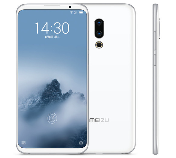 Смартфоны серии Meizu 16 получили AMOLED-экраны со сканерами отпечатков пальцев и чипсеты Snapdragon 845