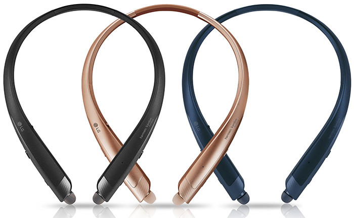 LG представила пару стереофонических Bluetooth-гарнитур с аудиотехнологиями Samsung 