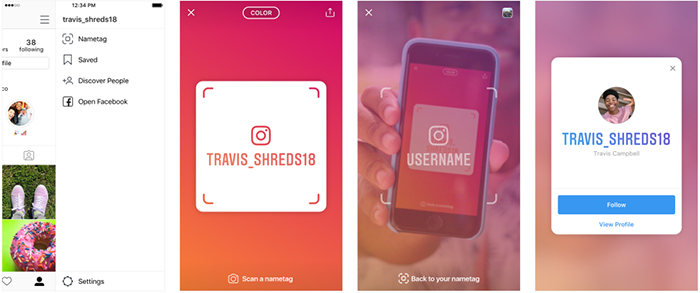 Instagram внедрил карточки-коды для быстрого поиска пользователей с помощью камеры 