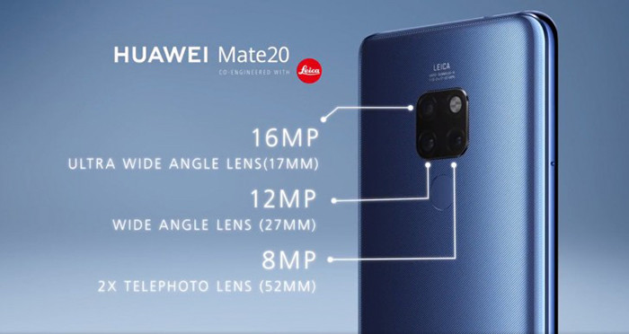 Huawei представила смартфоны Mate 20 с кучей новых технологий и необычных решений 