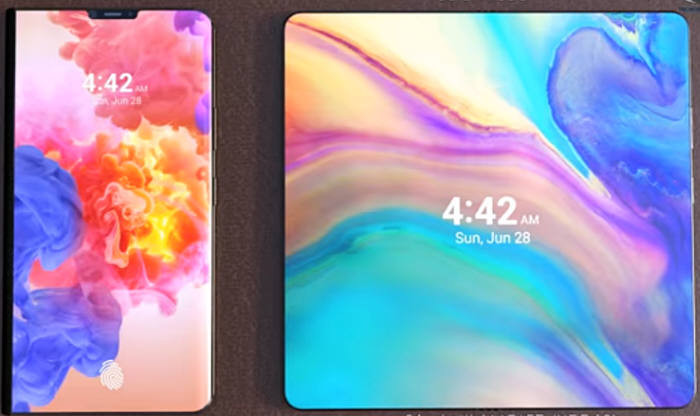 Раскрыт дизайн раскладного смартфона Huawei с 5G-модемом и гибким экраном