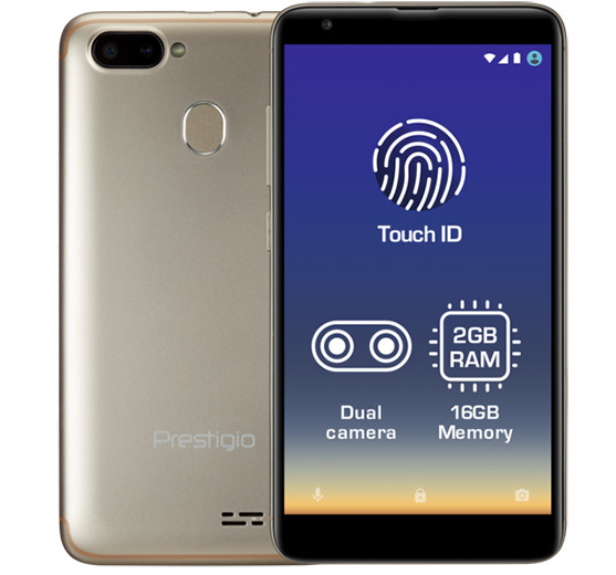 Недорогой смартфон Prestigio Muze G5 LTE получил сдвоенную камеру и сканер отпечатков 