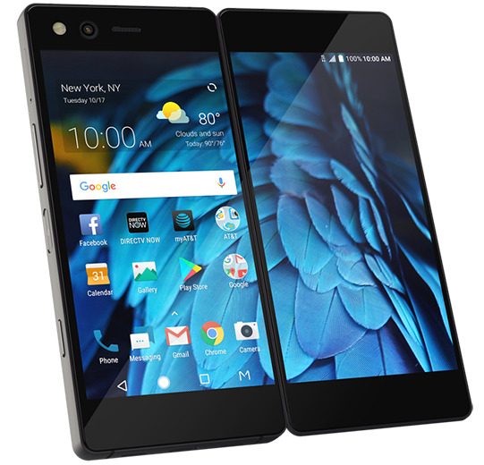 В Россию приехал раскладной смартфон-квадрат ZTE Axon M с двумя экранами 