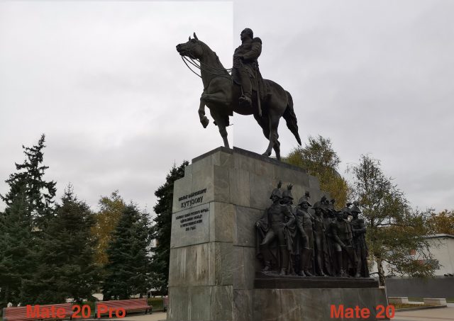 сравнение камер Huawei Mate 20 и Huawei Mate 20 Pro