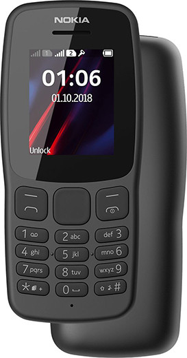Представлен дешевый кнопочный телефон Nokia 106 с легендарным дизайном 