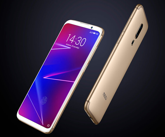 В России начались продажи смартфона Meizu 16 со сканером отпечатков пальцев с AMOLED-экране