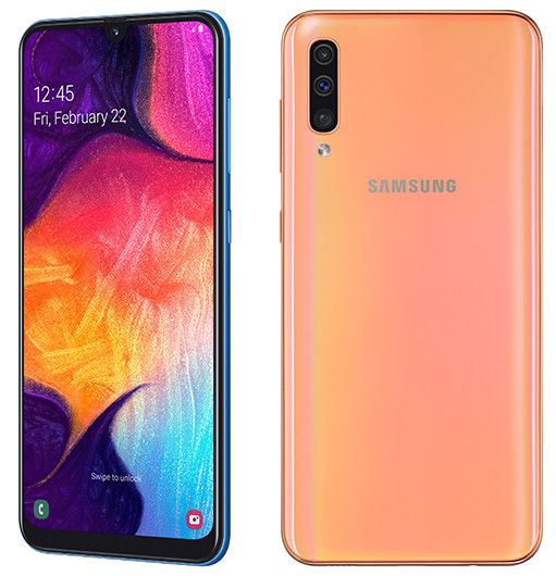 MWC 2019. Samsung представляет смартфоны среднего класса Galaxy A30 и A50 с батареями на 4000 мАч картинка MWC 2019. Samsung представляет смартфоны среднего класса Galaxy A30 и A50 с батареями на 4000 мАч