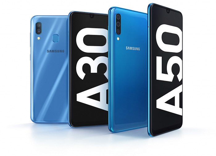 MWC 2019. Samsung представляет смартфоны среднего класса Galaxy A30 и A50 с батареями на 4000 мАч картинка MWC 2019. Samsung представляет смартфоны среднего класса Galaxy A30 и A50 с батареями на 4000 мАч
