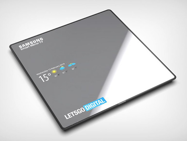 Samsung решила скрестить телевизор, планшет и зеркало картинка Samsung решила скрестить телевизор, планшет и зеркало