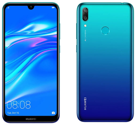 Huawei представляет в России недорогой смартфон Y7 2019 с аккумулятором емкостью 4000 мАч