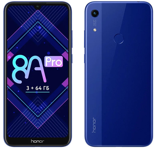 Huawei представила в России недорогой смартфон Honor 8A Pro