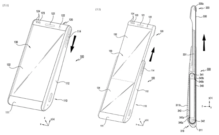 В Samsung придумали смартфон с экраном, способным сворачиваться в рулон