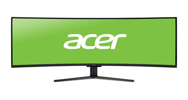 89533Acer привезла в Россию огромный геймерский монитор Nitro EI1 с изогнутым экраном формата 32:9