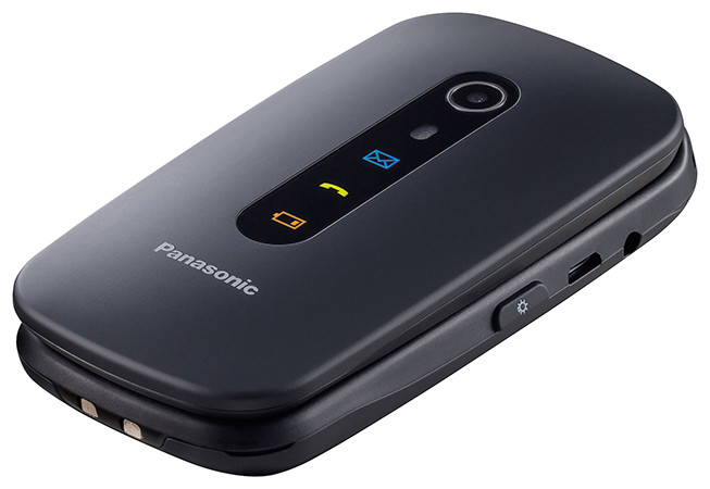Panasonic выпустила раскладной кнопочный телефон с GPS с защитой от ударов