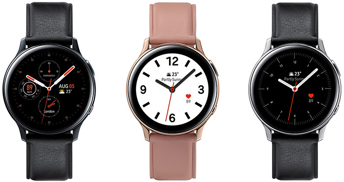 Премьера: Умные часы Samsung Galaxy Watch Active 2 лишились безеля и научились делать кардиограмму