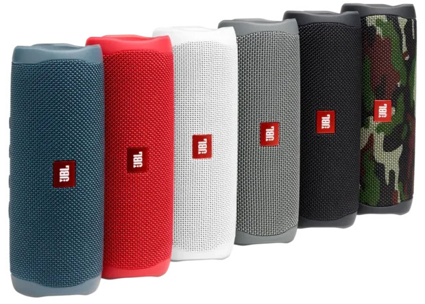Премьера: В России начались продажи недорогой колонки JBL Flip 5 с 20-ваттным звуком и защитой от воды картинка Премьера: В Россию приехала Bluetooth-колонка JBL Flip 5 с 20-ваттным звуком и защитой от воды