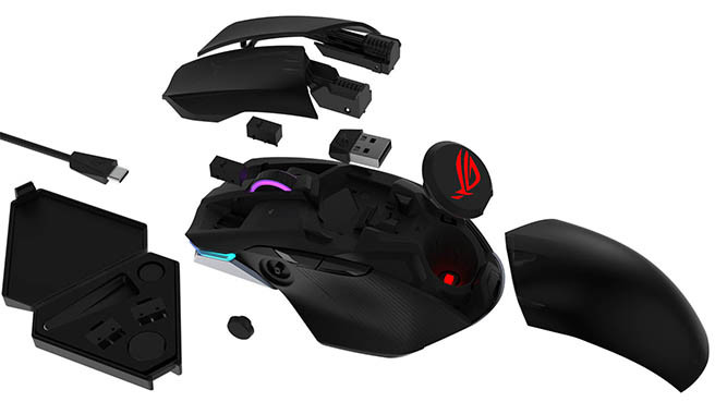 ASUS выпустила геймерскую мышь с беспроводной зарядкой и джойстиком под большой палец