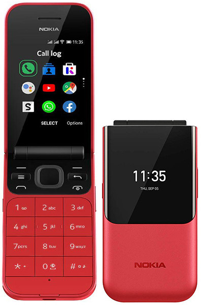 Выпущена новая версия раскладного кнопочного телефона Nokia 2720 Flip с Wi-Fi, LTE и WhatsApp