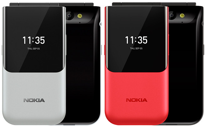 В России скоро появятся две новые версии кнопочного раскладного телефона Nokia 2720 Flip с LTE и Wi-Fi
