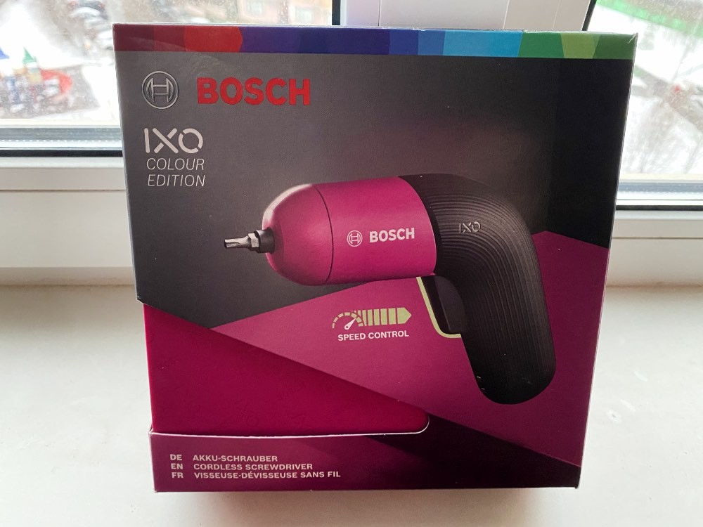 Игрушки для взрослых девочек: обзор шуруповерта Bosch IXO 6 Colour Edition фото