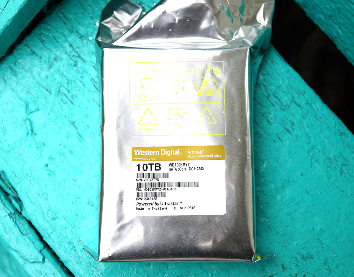 Обзор жесткого диска WD Gold 10Tb WD102KRYZ: надежность корпоративного класса