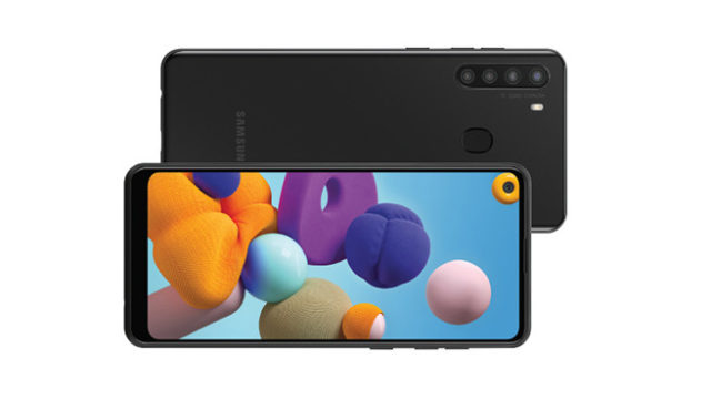 64277Бюджетный смартфон Samsung Galaxy A21 получил огромный экран и мощный аккумулятор
