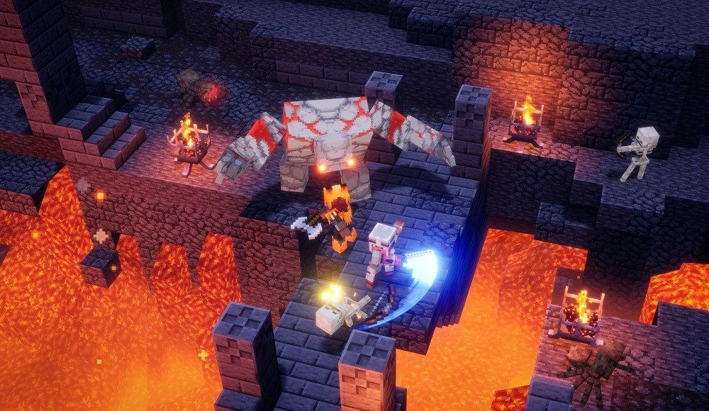 66705Первый обзор Minecraft Dungeons: дьяблоид в кубическом мире