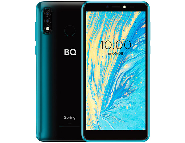 Смартфон BQ 5740G Spring ценой менее 5 тысяч рублей получил Android 10 и сканер отпечатков пальцев