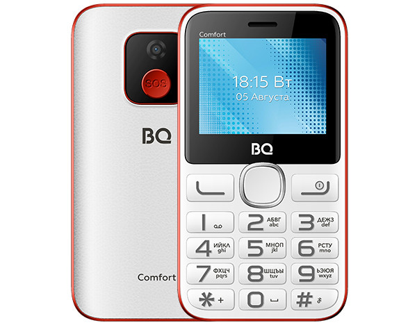 Представлен кнопочный «бабушкофон» BQ 2301 Comfort с необычным дизайном
