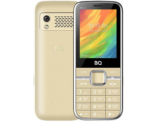 Представлен кнопочный телефон BQ 2448 Art L+ за 1 400 рублей с металлической отделкой
