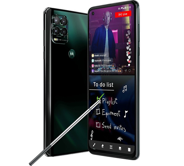 Смартфон Motorola Moto G Stylus 5G получил огромный экран и поддержку стилуса