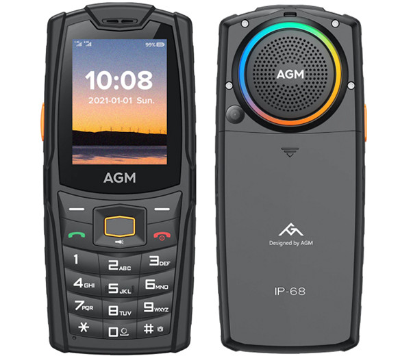 Представлен кнопочный телефон AGM M6 с защитой от воды, LTE и цветомузыкой 