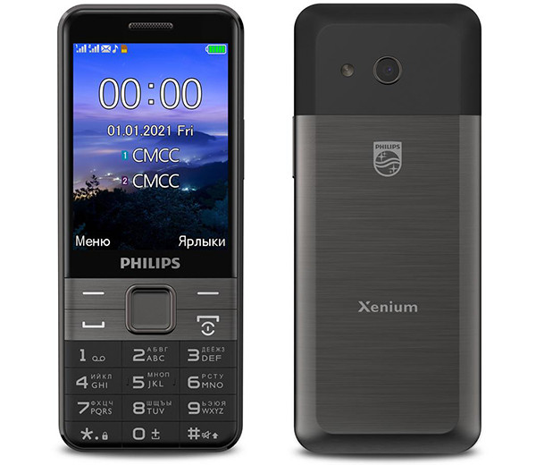 В РФ приехал кнопочный телефон Philips Xenium E590 с камерой на 2 мегапикселя и корпусом из металла 