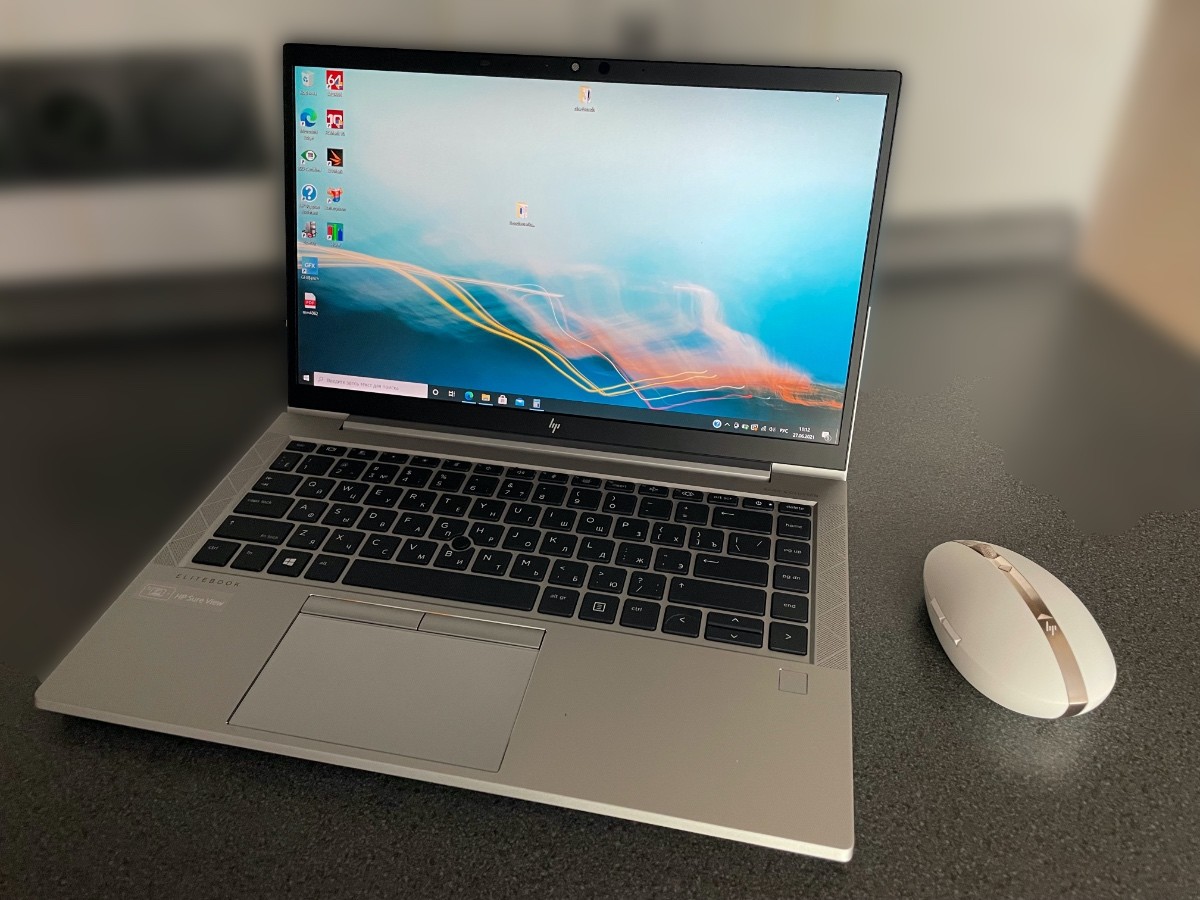 Обзор HP EliteBook 845 G7: легкий и быстрый ультрабук для тех, кто много перемещается фото