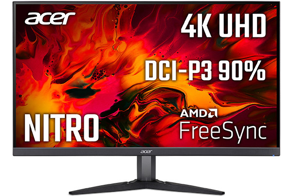 Acer Nitro KG282K: 28-дюймовый геймерский монитор с 4K-экраном и поддержкой AMD FreeSync
