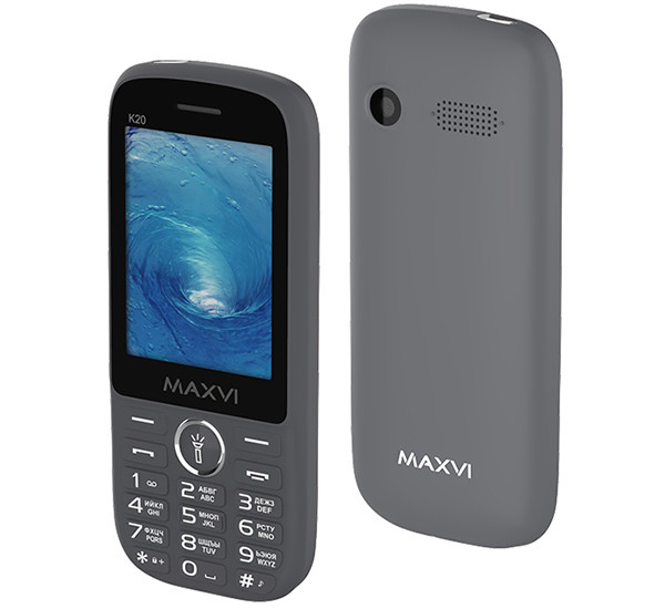 Maxvi K20: кнопочный телефон с батареей на 2 500 мАч и 1,3-мегапиксельной камерой