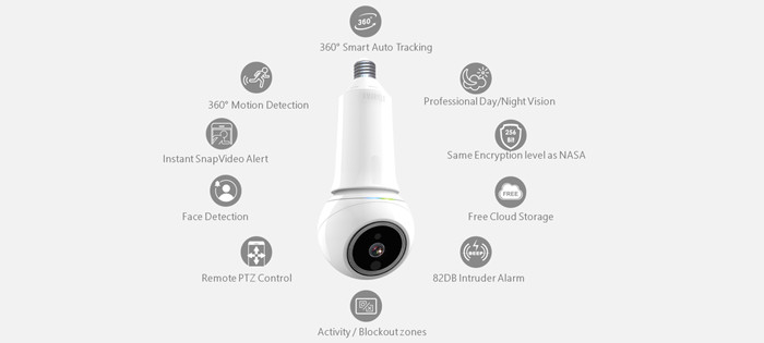 95736На Kickstarter представили проект беспроводной камеры-«лампочки»