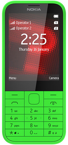 61646Nokia 225: кнопочный телефон с 2,8-дюймовым экраном