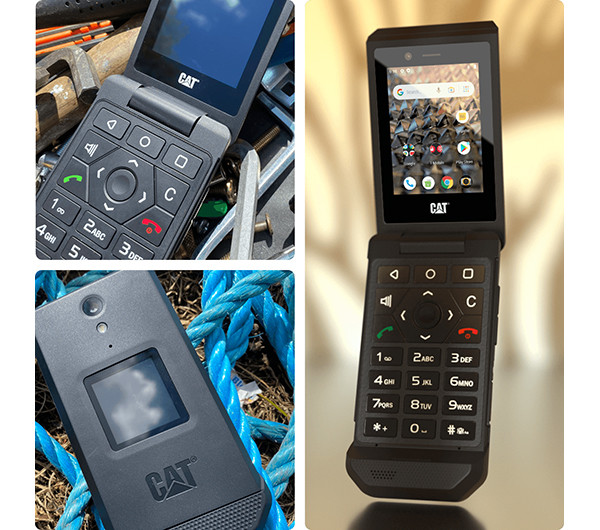 Caterpillar Cat S22 Flip: раскладной кнопочный телефон с сенсорным экраном, сервисами Google, LTE и Wi-Fi