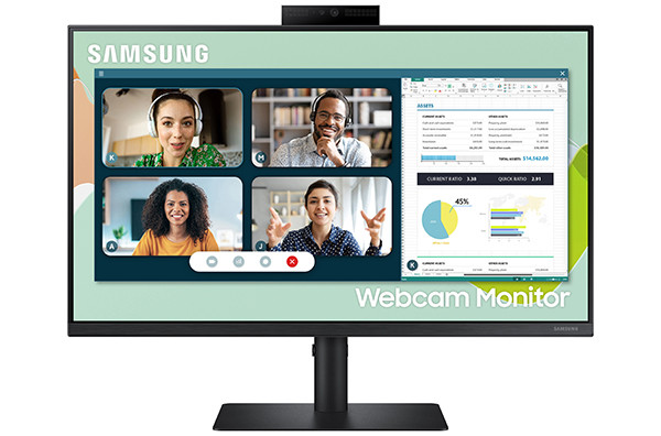 Samsung выпустила 24-дюймовый компьютерный монитор с прячущейся веб-камерой
