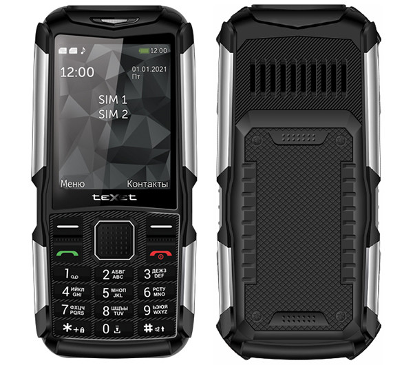 Texet TM-D314: кнопочный телефон с батареей на 2 500 мАч и защитой от влаги