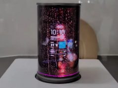 Samsung Display показала смарт-колонку с опоясывающим гибким AMOLED-экраном