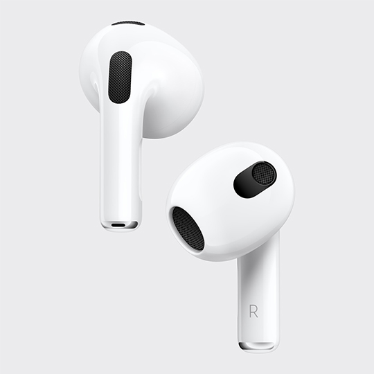 Apple представила TWS-наушники AirPods третьего поколения с защитой от влаги и улучшенной автономкой картинка Apple представила TWS-наушники AirPods третьего поколения с защитой от влаги и улучшенной автономкой фото