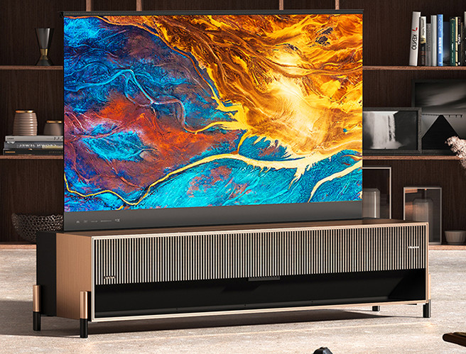 166969Hisense представила первый в мире лазерный телевизор, способный сворачиваться в рулон