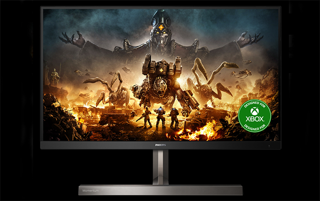 169035В России представлены мониторы Philips Momentum, созданные для приставок Xbox