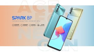 В России представили недорогой смартфон Tecno Spark 8P с Full HD-экраном и NFC