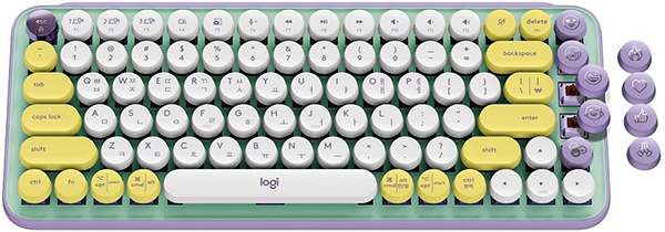 Logitech представила в РФ очень необычную ретро-клавиатуру для ПК и планшетов фото