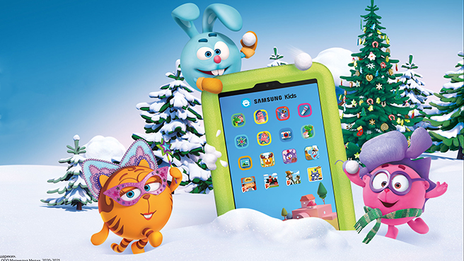 171877Samsung привезла в Россию детский планшет, посвященный Смешарикам