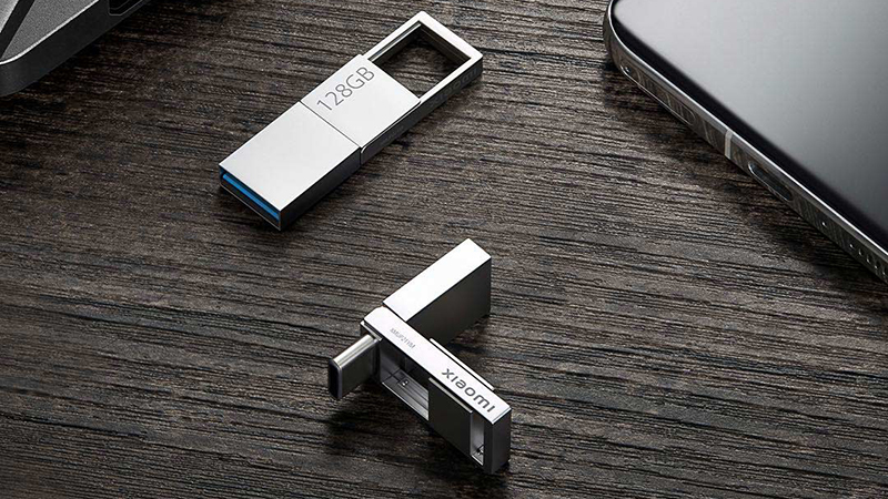 Новые флешки Xiaomi сделаны из металла и имеют коннекторы USB Type-A и USB Type-C фото